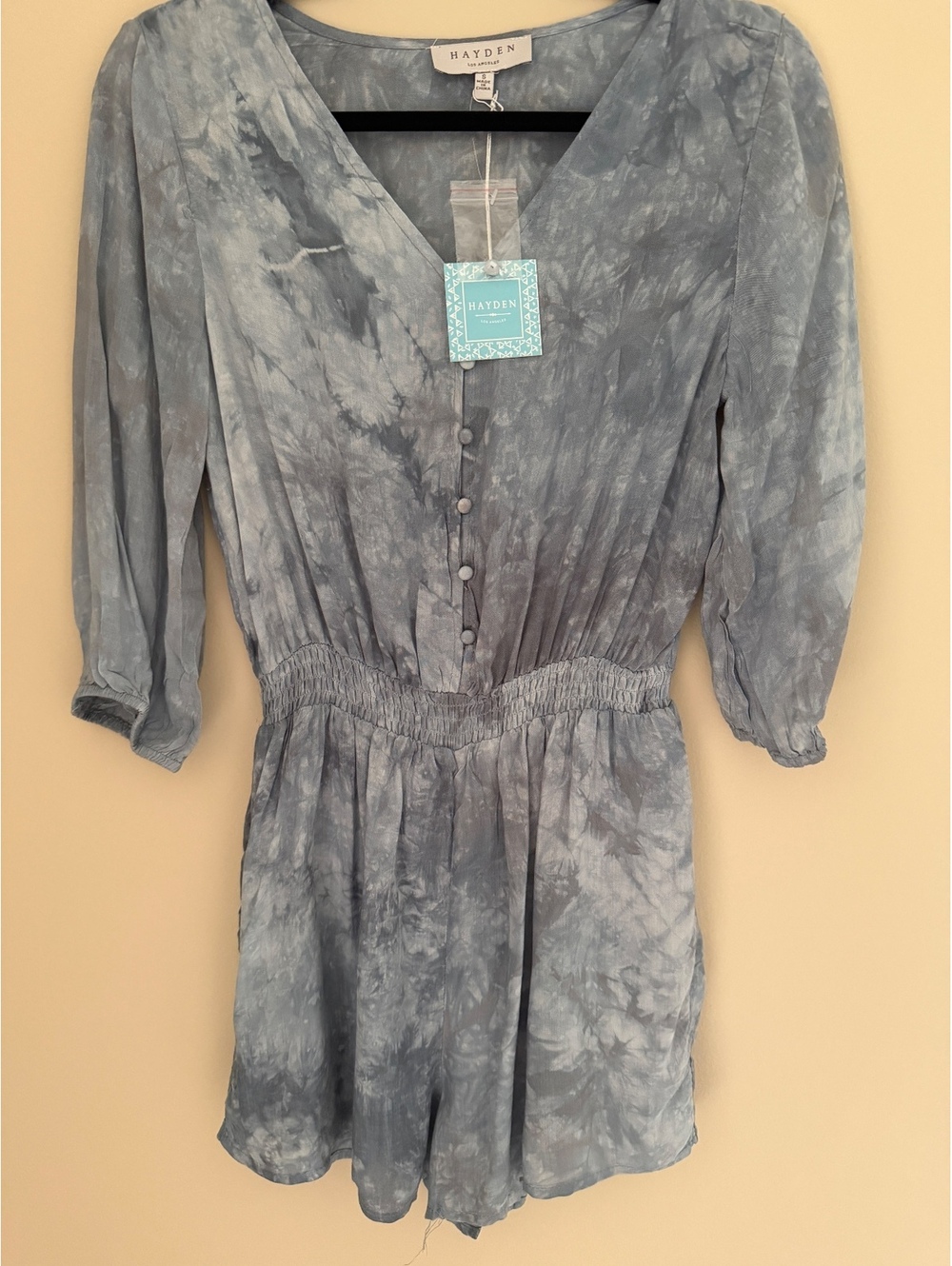 NWT 100% Rayon, Hayden, S, soft romper